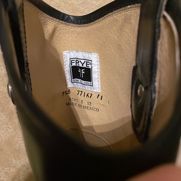 Frye Melissa Button Leather Tall Riding Boots - Picture 7 of 9